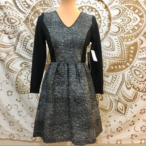 🎉 Kensie Winter White & Black Dress (80% Off)